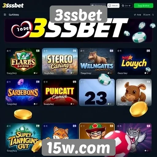 Variedade de jogos disponíveis na 3ssbet